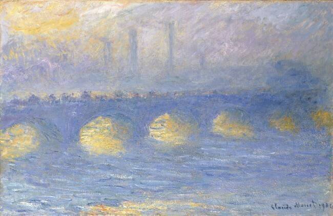 Pont de Waterloo Claude Monet