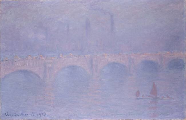 Pont de Waterloo Claude Monet