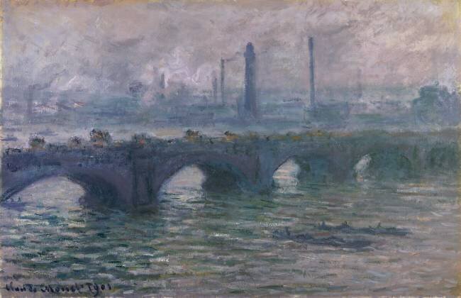 Pont de Waterloo Claude Monet