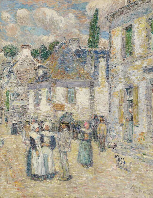 Pont-Aven Childe Hassam
