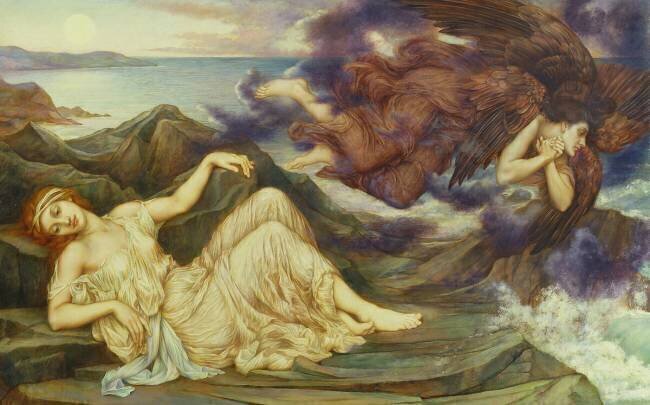 Port after Stormy Seas Evelyn de Morgan