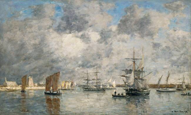 Port de Camaret Eugène Boudin