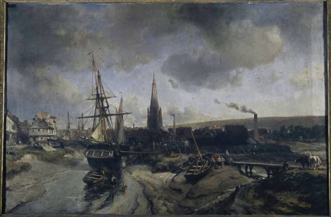 Port d'Harfleur Johan Barthold Jongkind