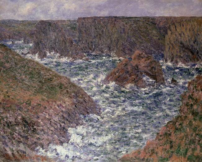 Port Domois à Belle Ile Claude Monet
