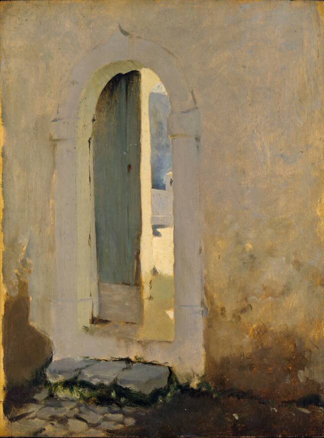 Porte ouverte John Singer Sargent