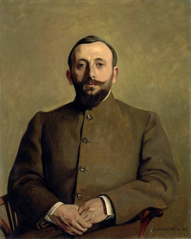 Portrait d'Alfred Athis, pseudonyme de l'écrivain Alfred Natanson (1873-1932) Félix Vallotton