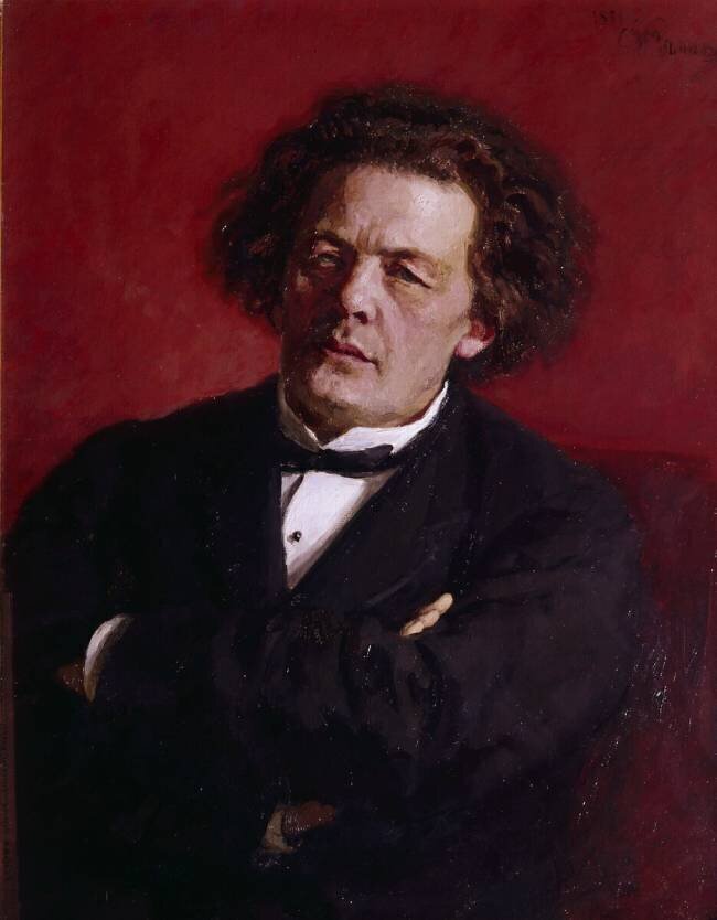 Portrait d'Anton Grigoryevich Rubinstein Ilya Répine