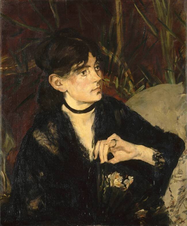 Portrait de Berthe Morisot à l'éventail Edouard Manet
