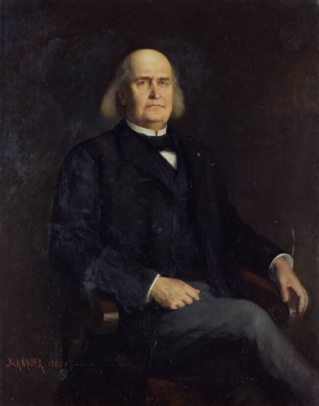 Portrait de Charles Leconte de Lisle Jacques Leonard Blanquer