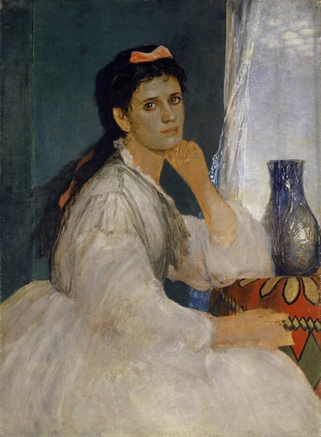 Portrait de Clara Böcklin Arnold Böcklin