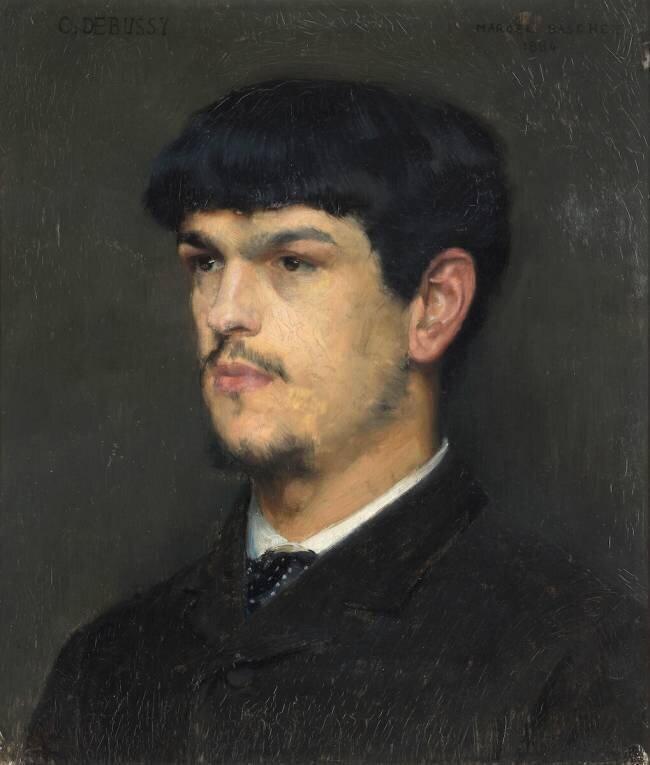 Portrait de Claude Debussy Marcel Baschet