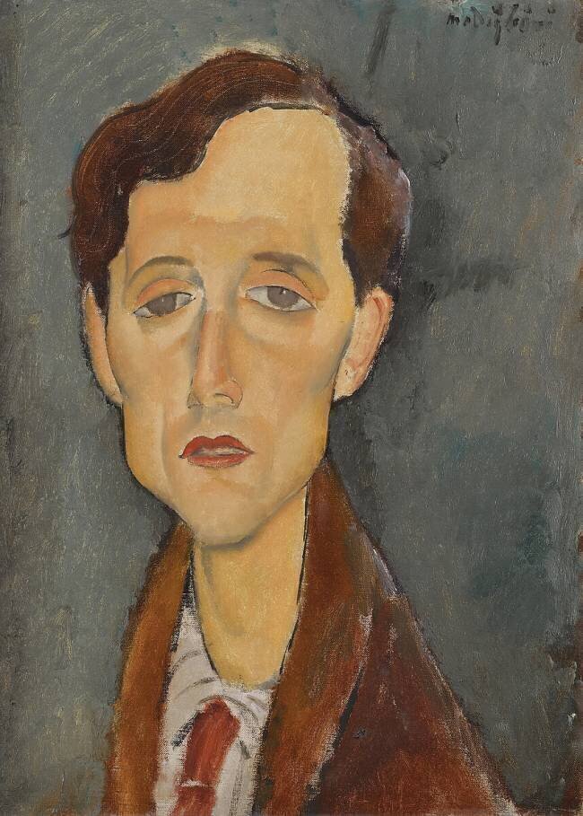 Portrait de Frans Hellens Amedeo Modigliani