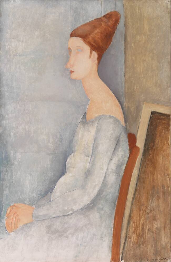 Portrait de Jeanne Hebuterne Amedeo Modigliani