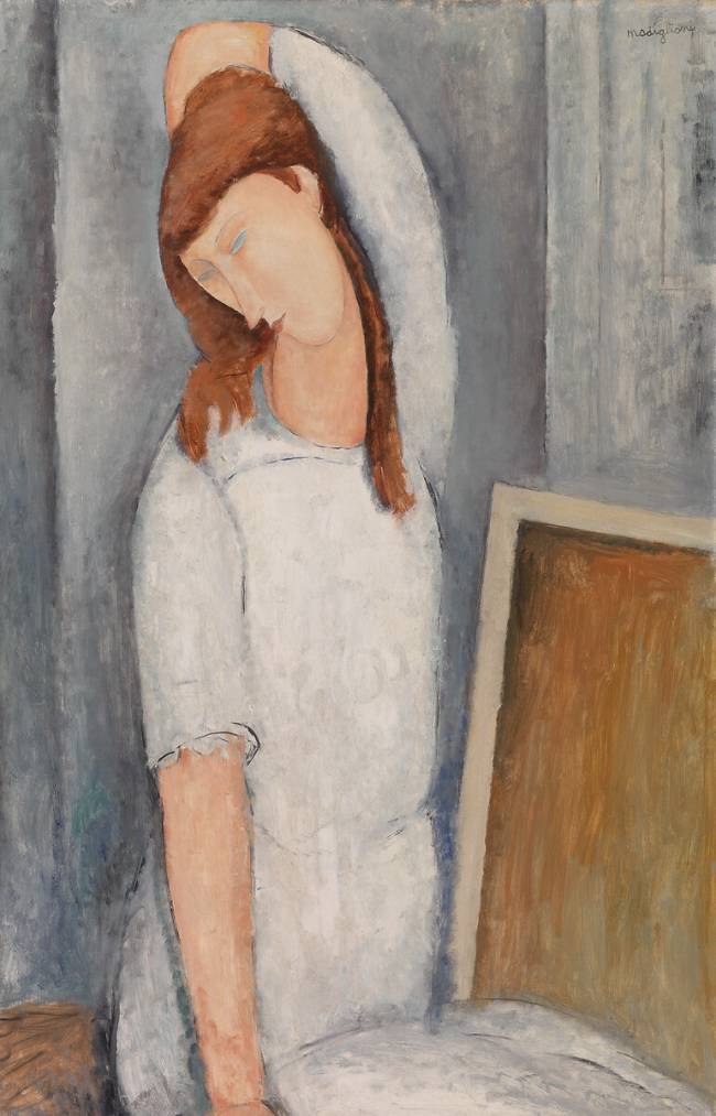 Portrait de Jeanne Hebuterne Amedeo Modigliani