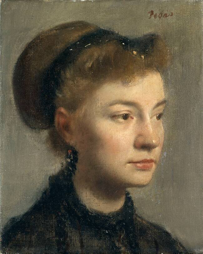 Portrait de jeune femme Edgar Degas
