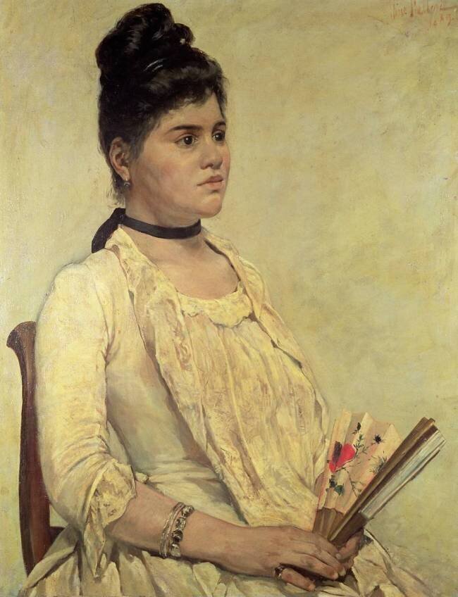 Portrait de la belle-fille Giovanni Fattori