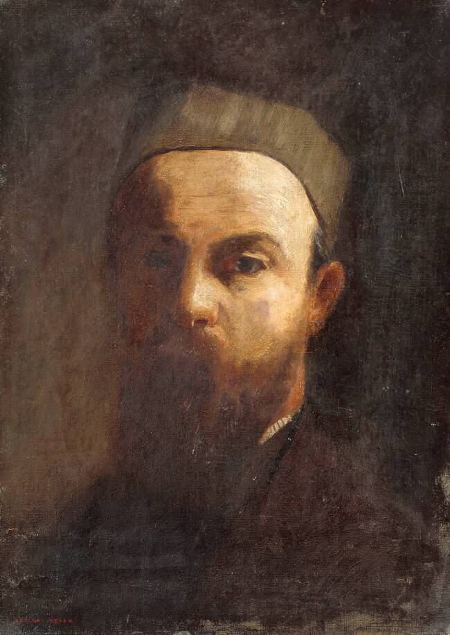 Portrait de l'artiste Odilon Redon