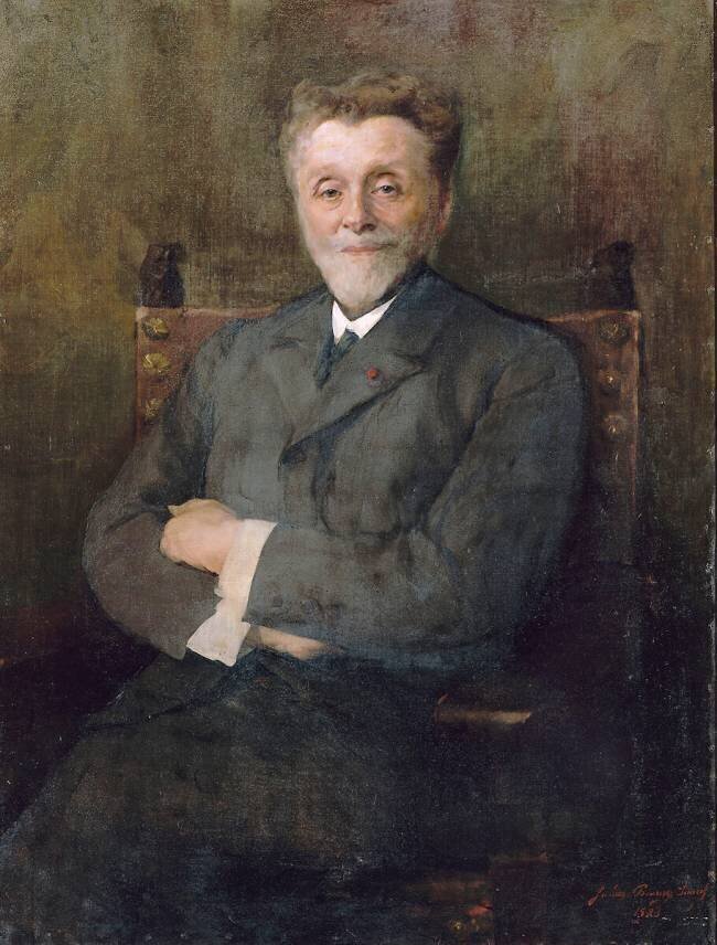 Portrait de Léonce Bénédite (1859-1925) conservateur du musée du Luxembourg Amélie Beaury-Saurel