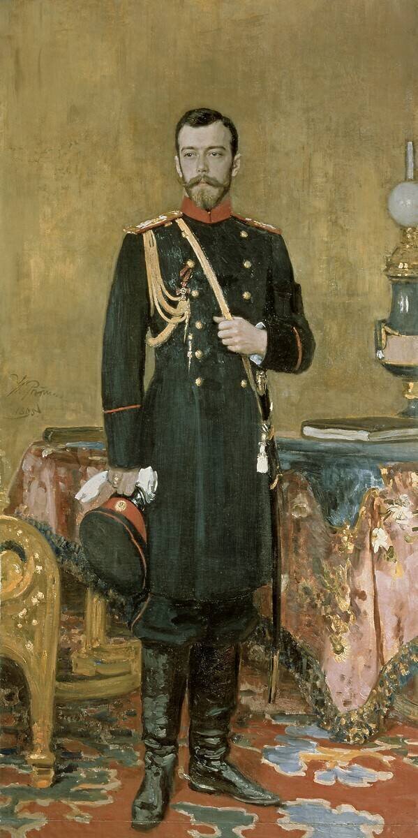 Portrait de l'empereur Nicolas II Ilya Répine
