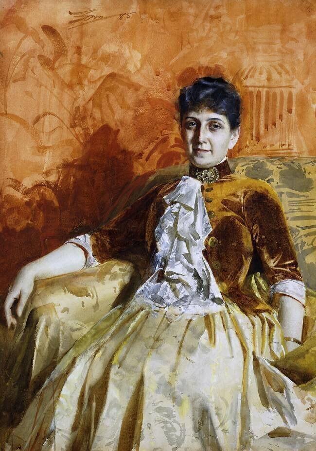Portrait de Lisen Lamm Anders Zorn
