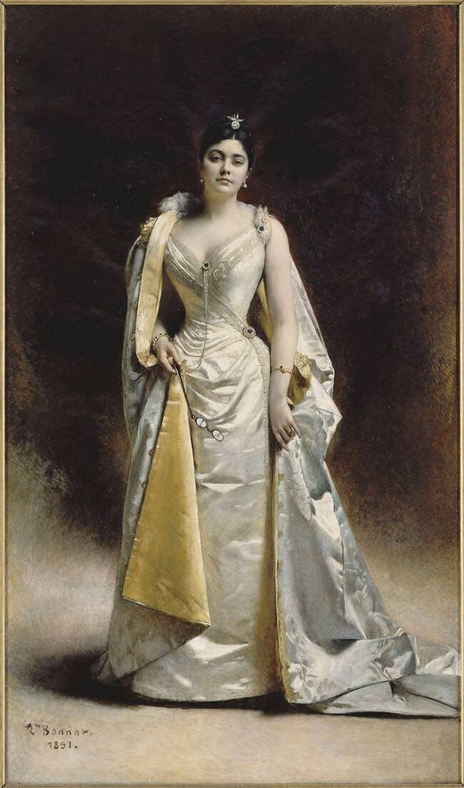 Portrait de madame Albert Cahen d'Anvers Léon Bonnat