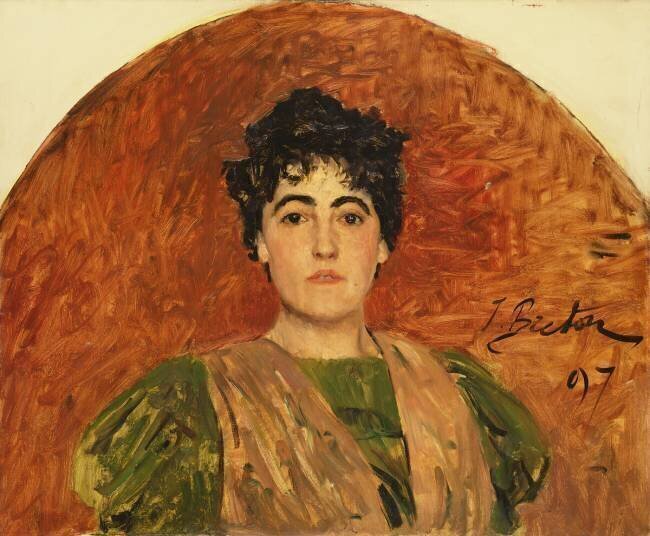 Portrait de Madame Dorchain Jules Breton