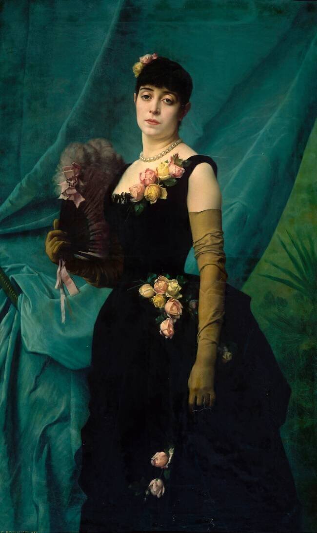 Portrait de madame Lambinet, née Nathalie Sinclair Gustave Boulanger