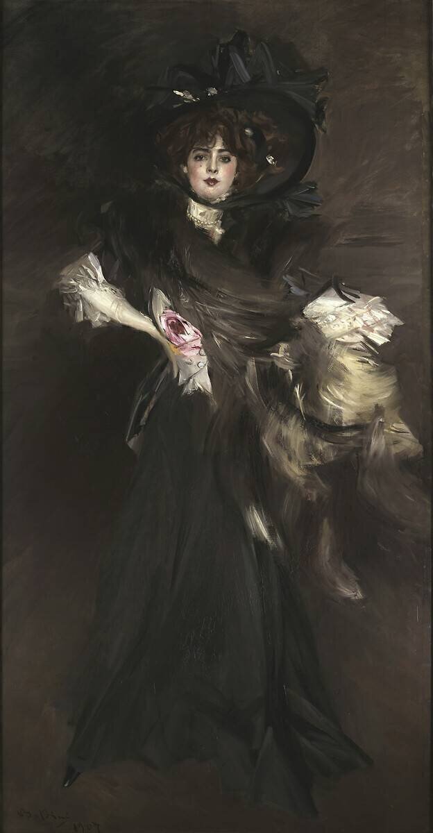 Portrait de Mademoiselle Lanthèlme Giovanni Boldini