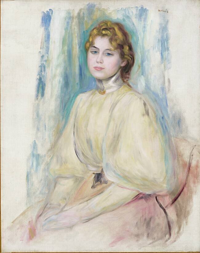 Portrait de Mademoiselle Yvonne Lerolle Auguste Renoir