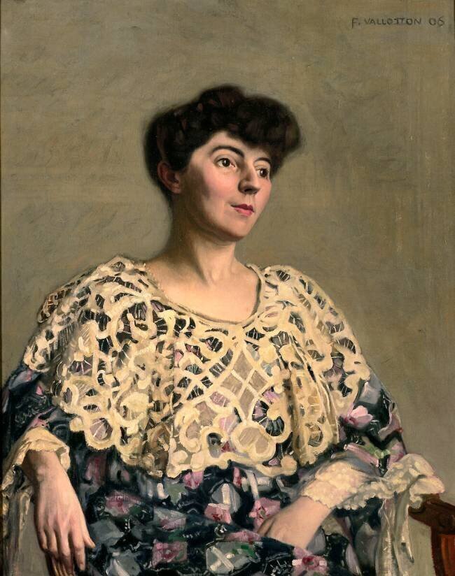 Portrait de Marthe Mellot (1870-1947), actrice, femme de Alfred Natanson Félix Vallotton