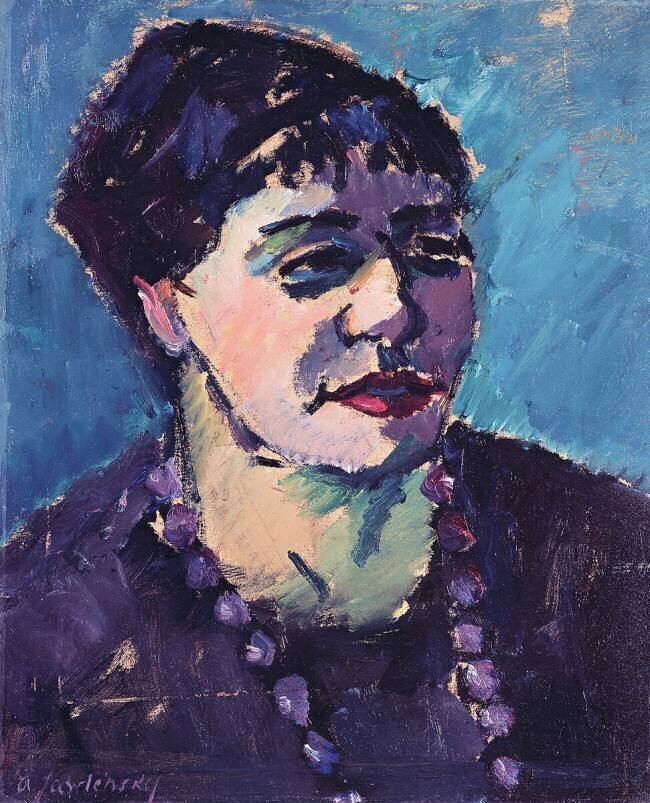 Portrait de Mme Epstein Alexej von Jawlensky