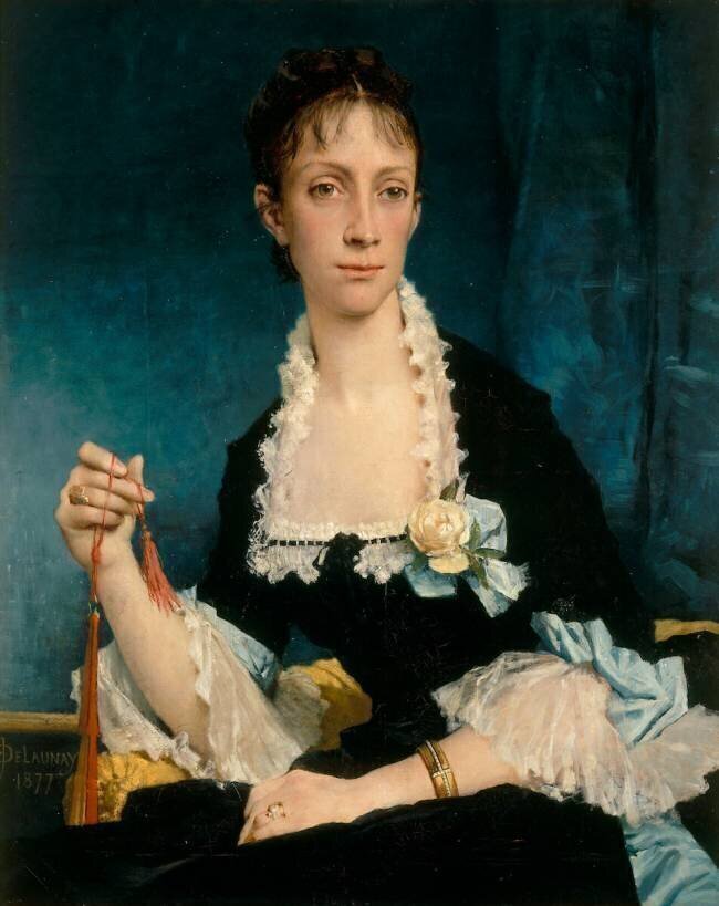 Portrait de Mme Raul-Alfred Philippe (1849-1881) Jules Elie Delaunay