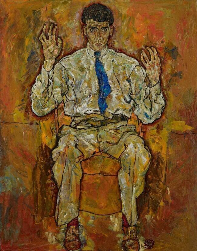 Portrait of Paris von Gütersloh Egon Schiele