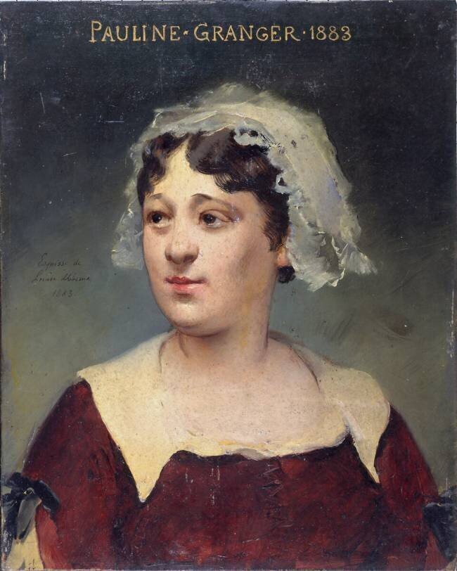 Portrait de Pauline Granger, sociétaire de la Comédie-Française Louise Abbéma
