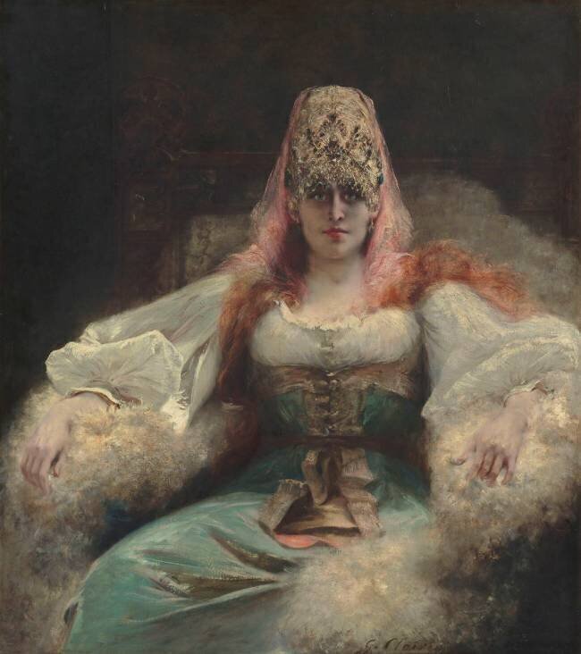 Portrait de Sarah Bernhardt Georges Clairin