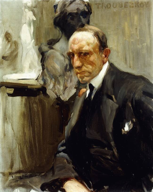Portrait de Troubetzkoy Joaquin Sorolla y Bastida