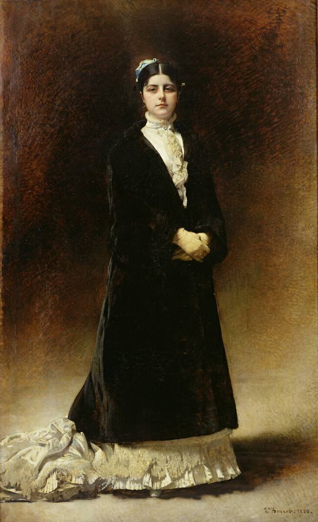 Portrait d'Emanuella Pignatelli Léon Bonnat
