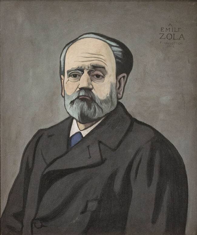 Portrait d'Emile Zola Félix Vallotton