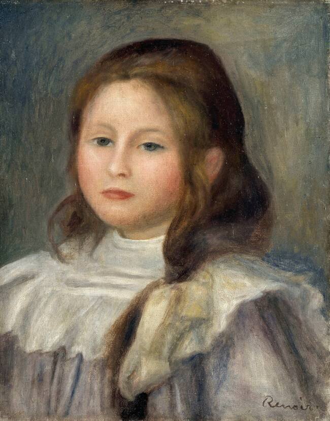 Portrait d'enfant Auguste Renoir