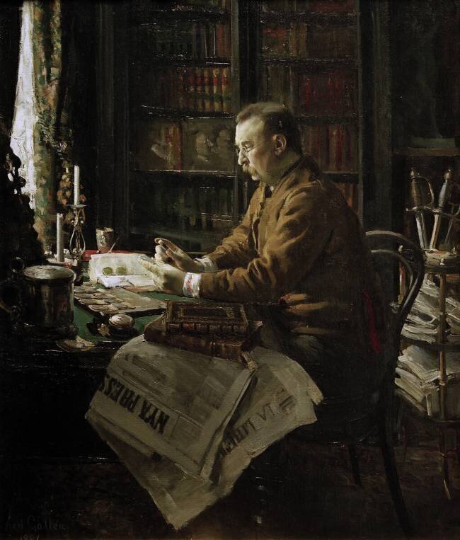 Portrait du Dr. H.F.Antell Akseli Gallen-Kallela