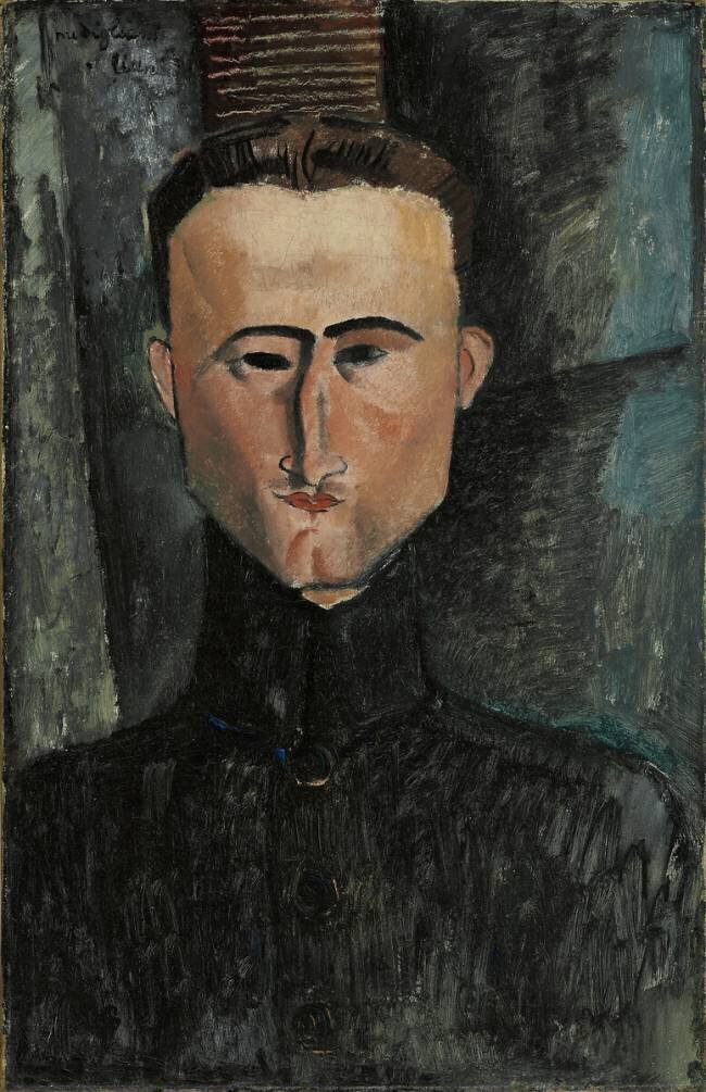 Portrait du peintre Rouveyre Amedeo Modigliani