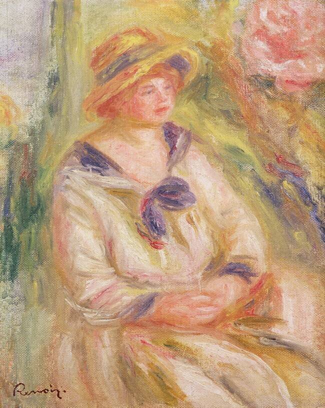 Portrait d'une femme Auguste Renoir