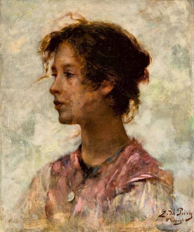 Portrait d'une Jeune Fille Edmond de Pury