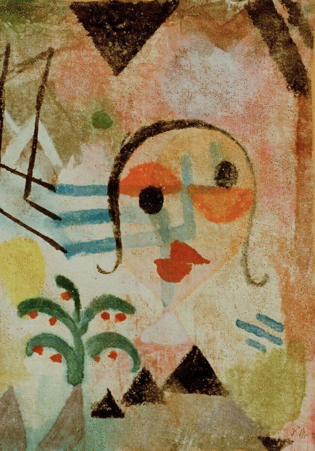 Portrait d'une rousse Paul Klee