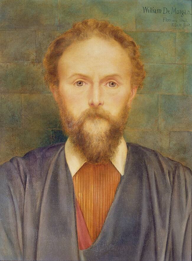 Portrait of William de Morgan Evelyn de Morgan