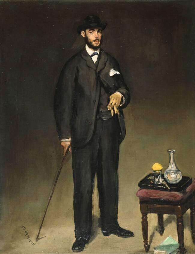 Portrait Théodore Duret (1838-1929), journaliste Edouard Manet