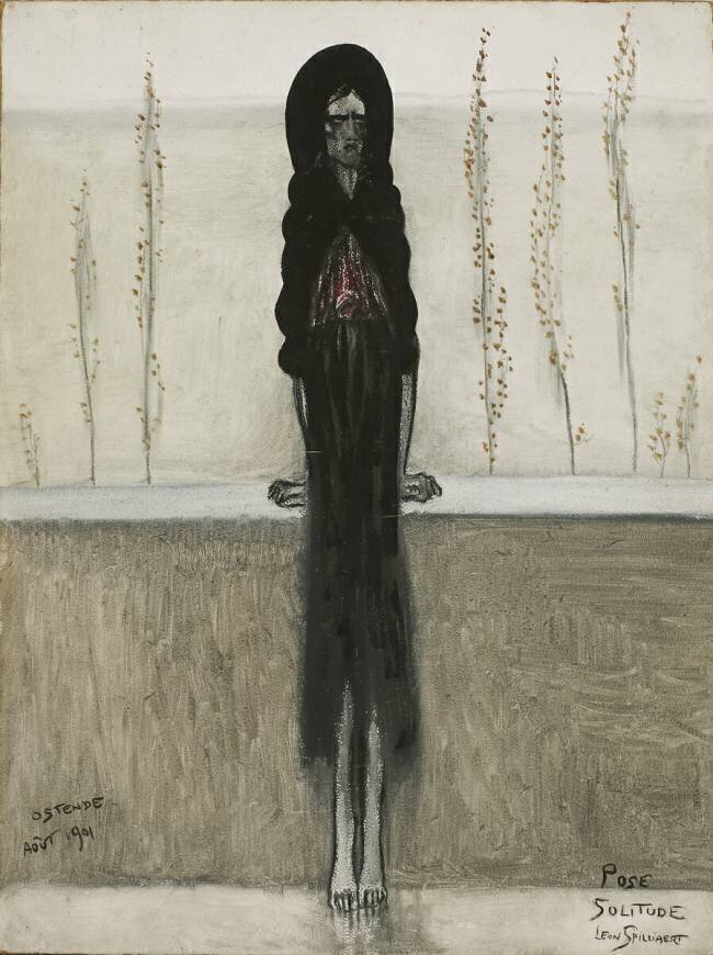 Pose, Solitude Léon Spilliaert