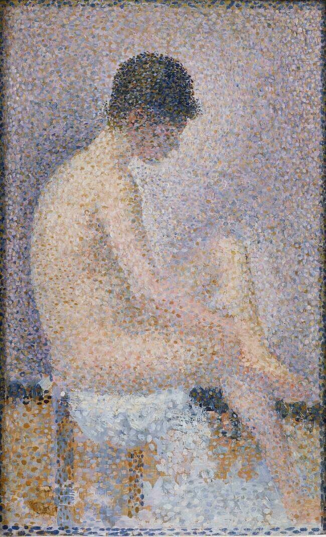 Poseuse de profil Georges Seurat