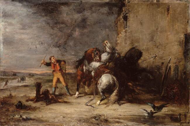Postillon et chevaux Gustave Moreau