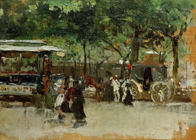 Près de Paris Joaquin Sorolla y Bastida